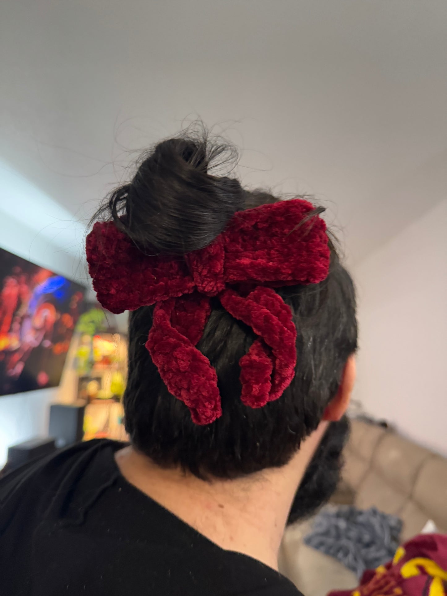 Plush Hair Bow