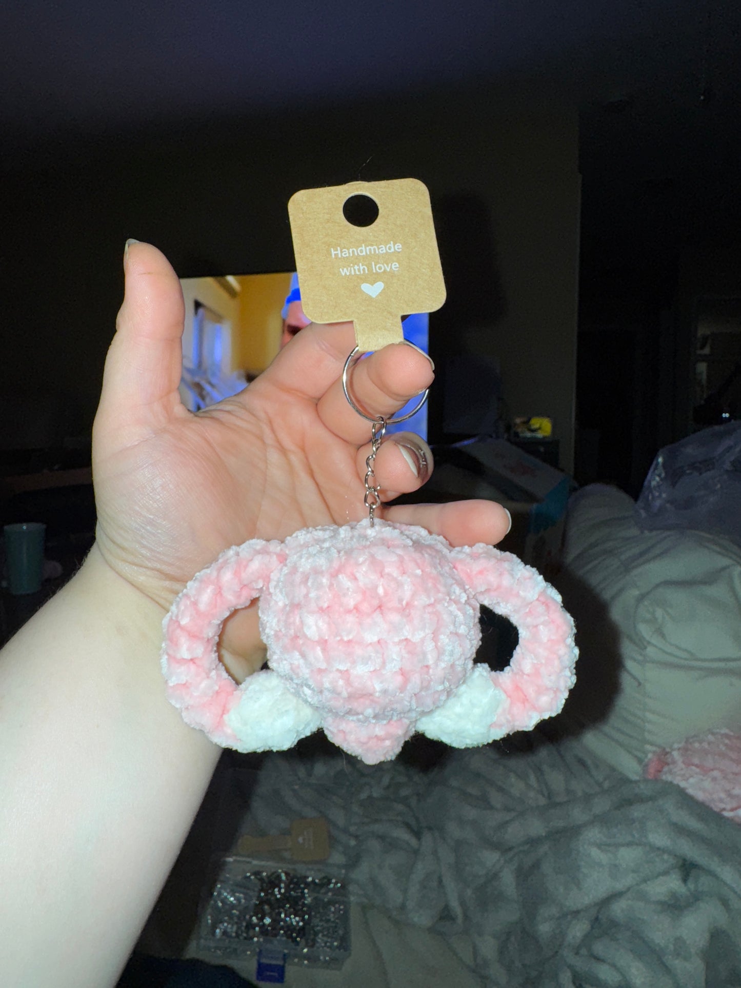 Tiny Uterus Keychain