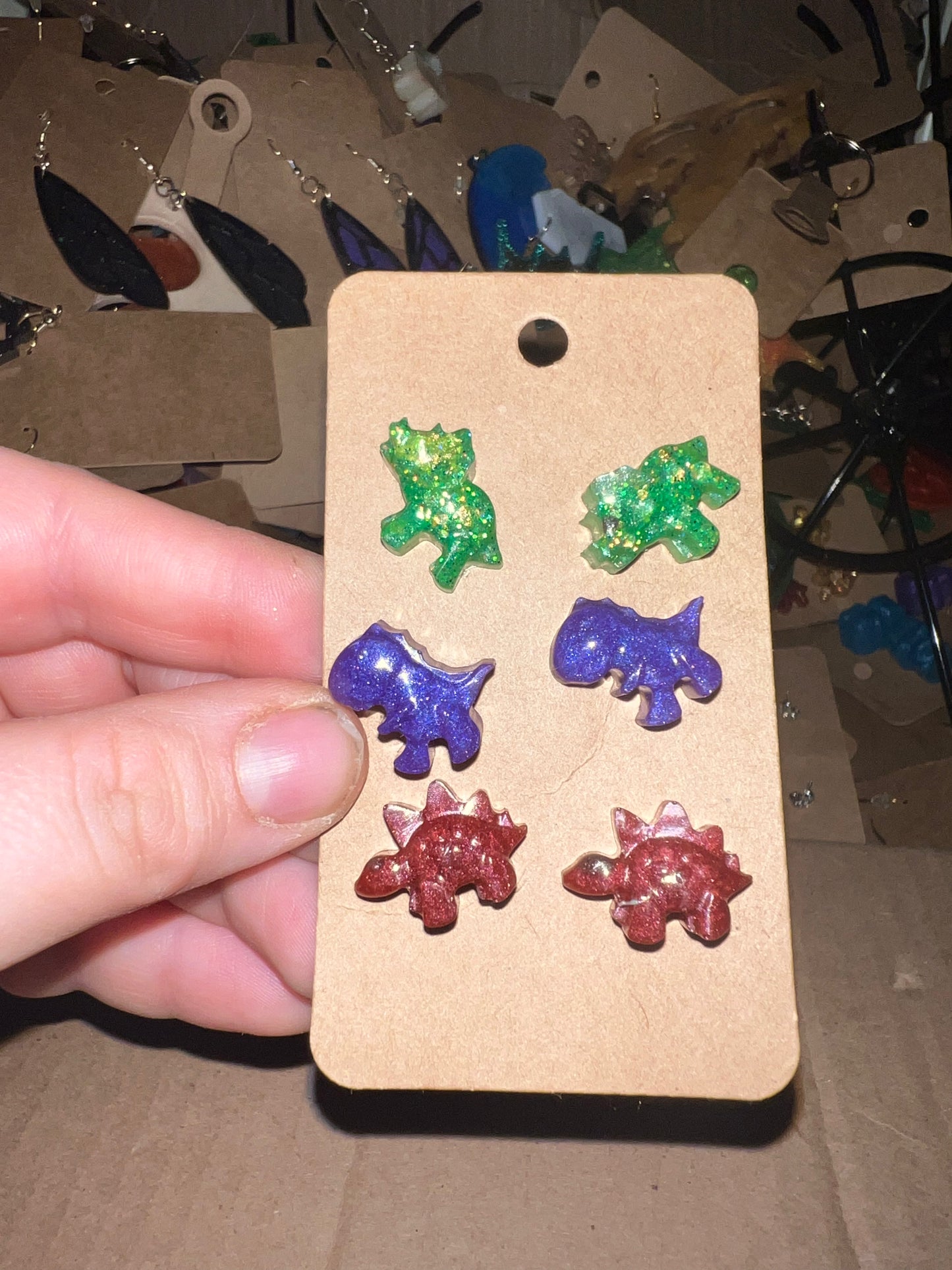 Tyrannosaurus Rex Dinosaur Earring Set