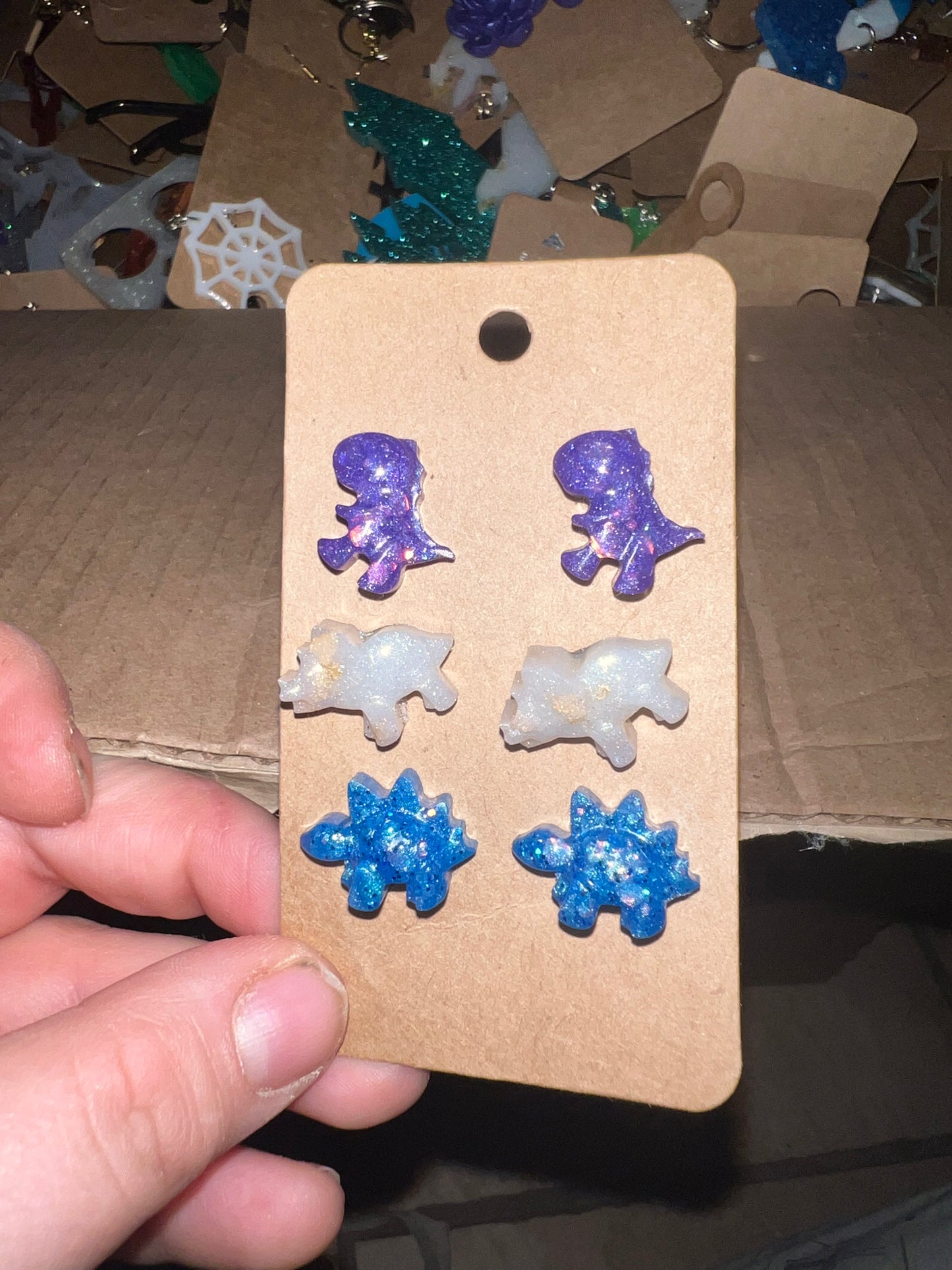 Tyrannosaurus Rex Dinosaur Earring Set