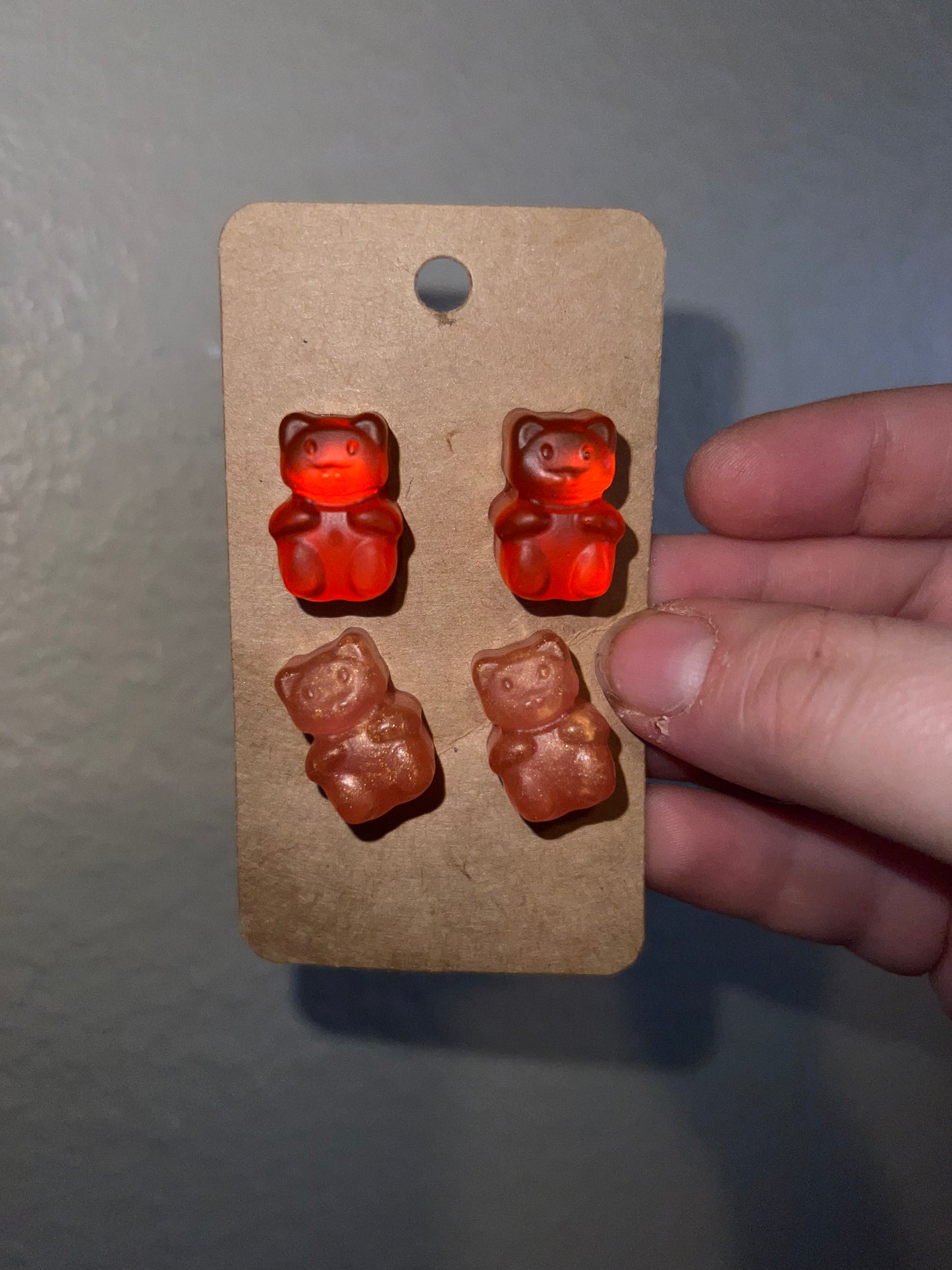 Gummy Bear Stud Earrings