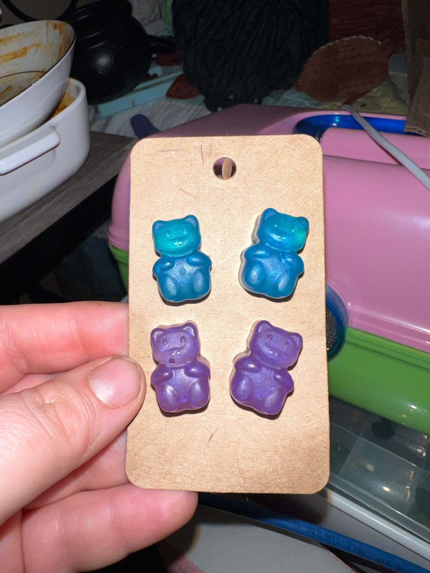 Gummy Bear Stud Earrings