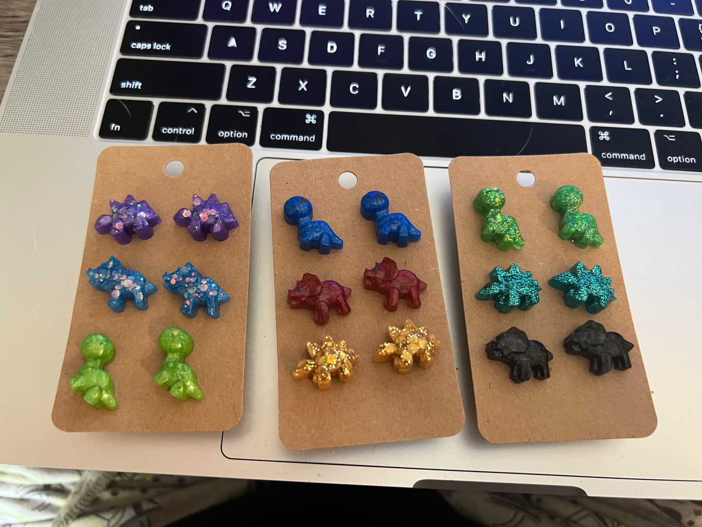 Dinosaur Stud Earrings