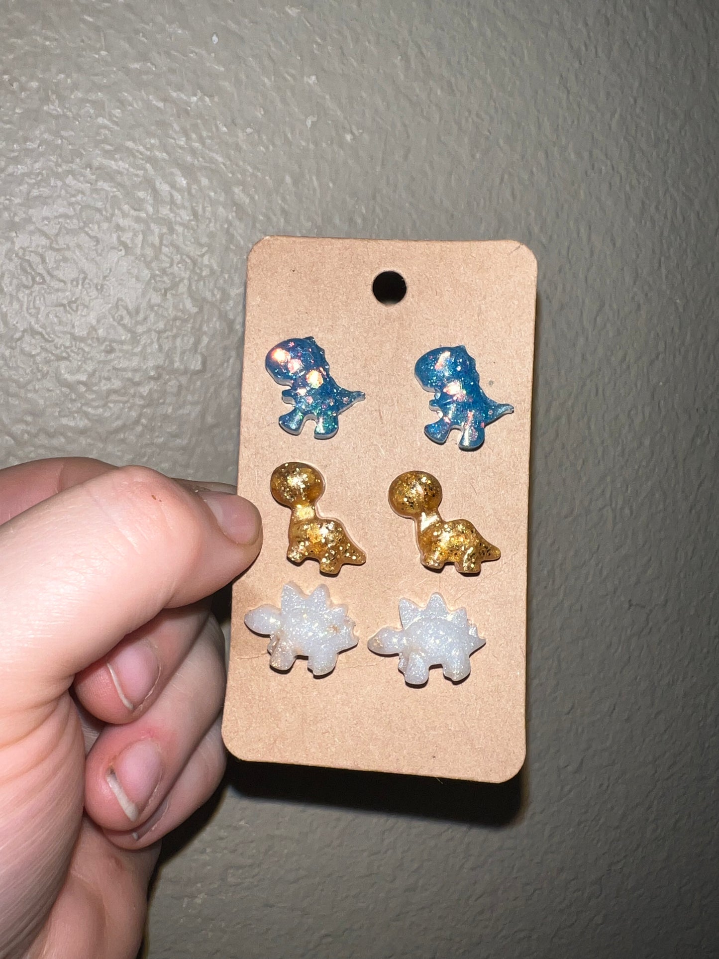 Dinosaur Stud Earrings