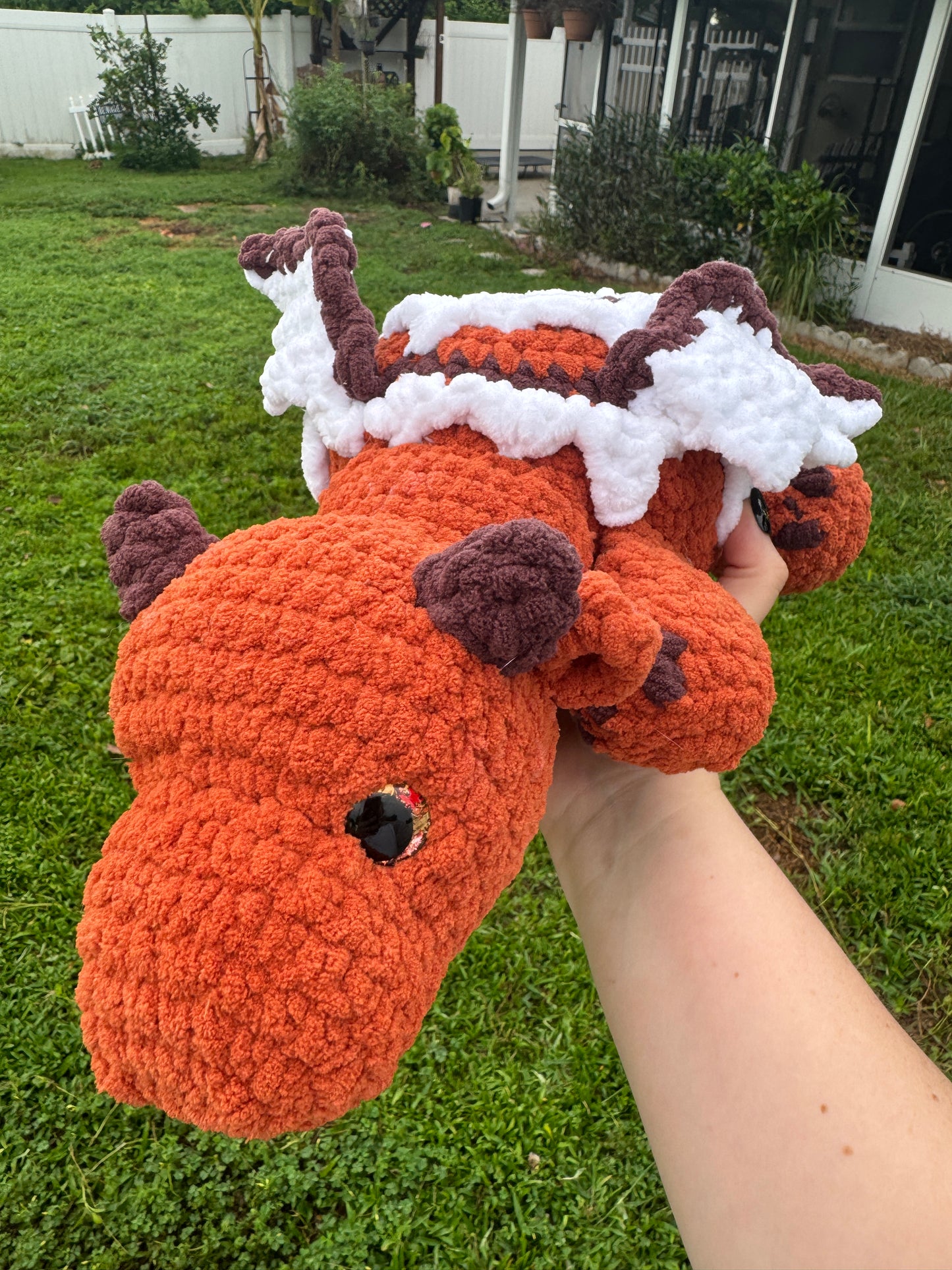 CinnaBurn the Pumpkin Spice Dragon