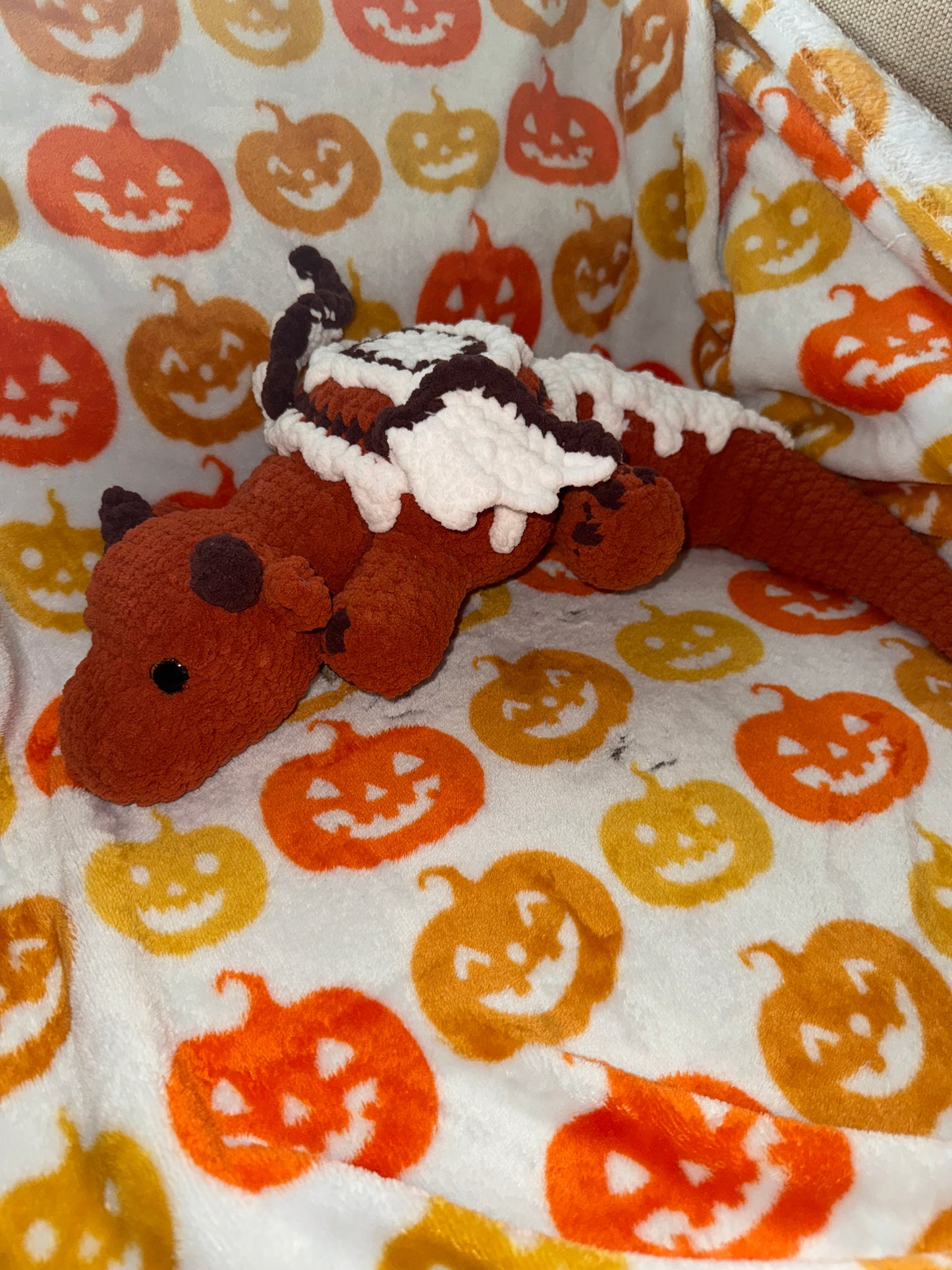 CinnaBurn the Pumpkin Spice Dragon