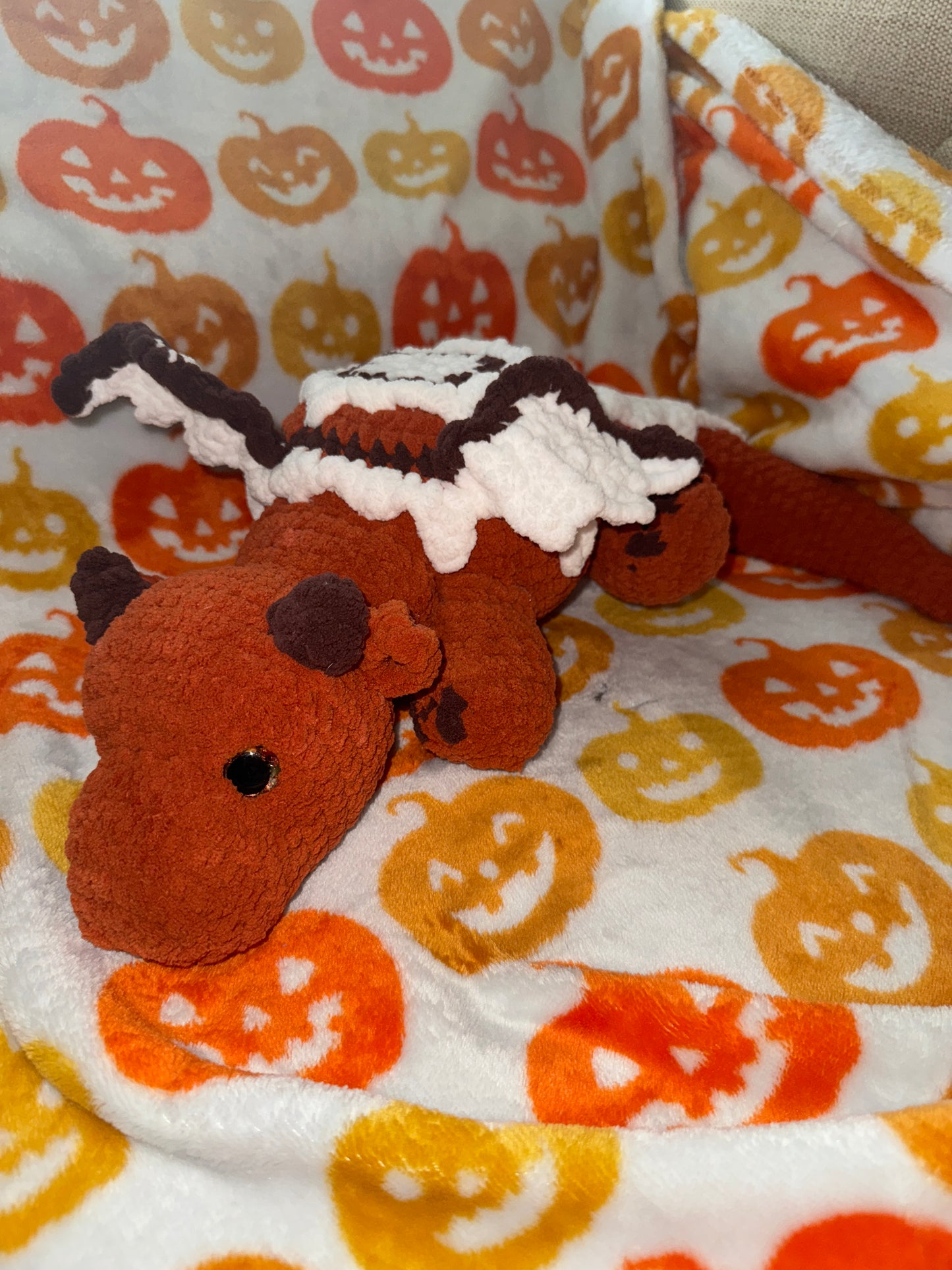CinnaBurn the Pumpkin Spice Dragon