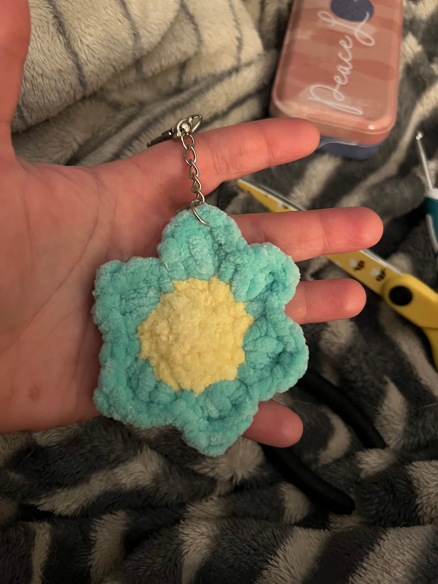 Daisy Keychain