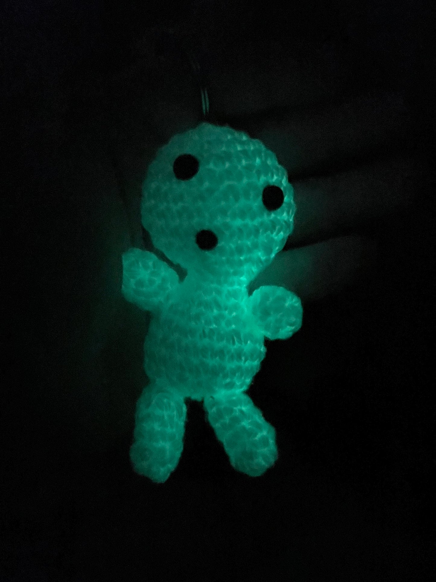 Glow in the Dark Kodama Keychain