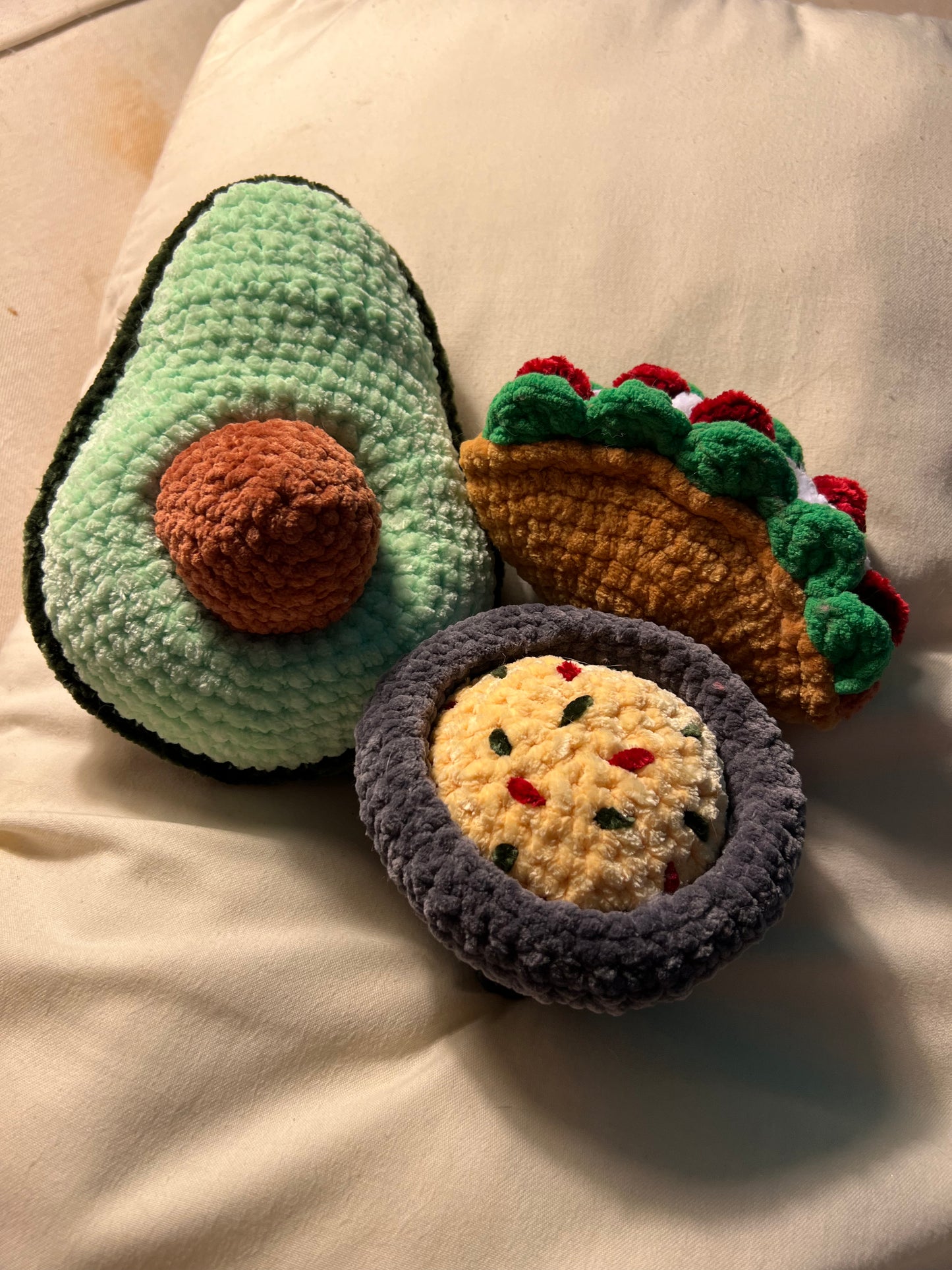 Avocado Rattle Plush