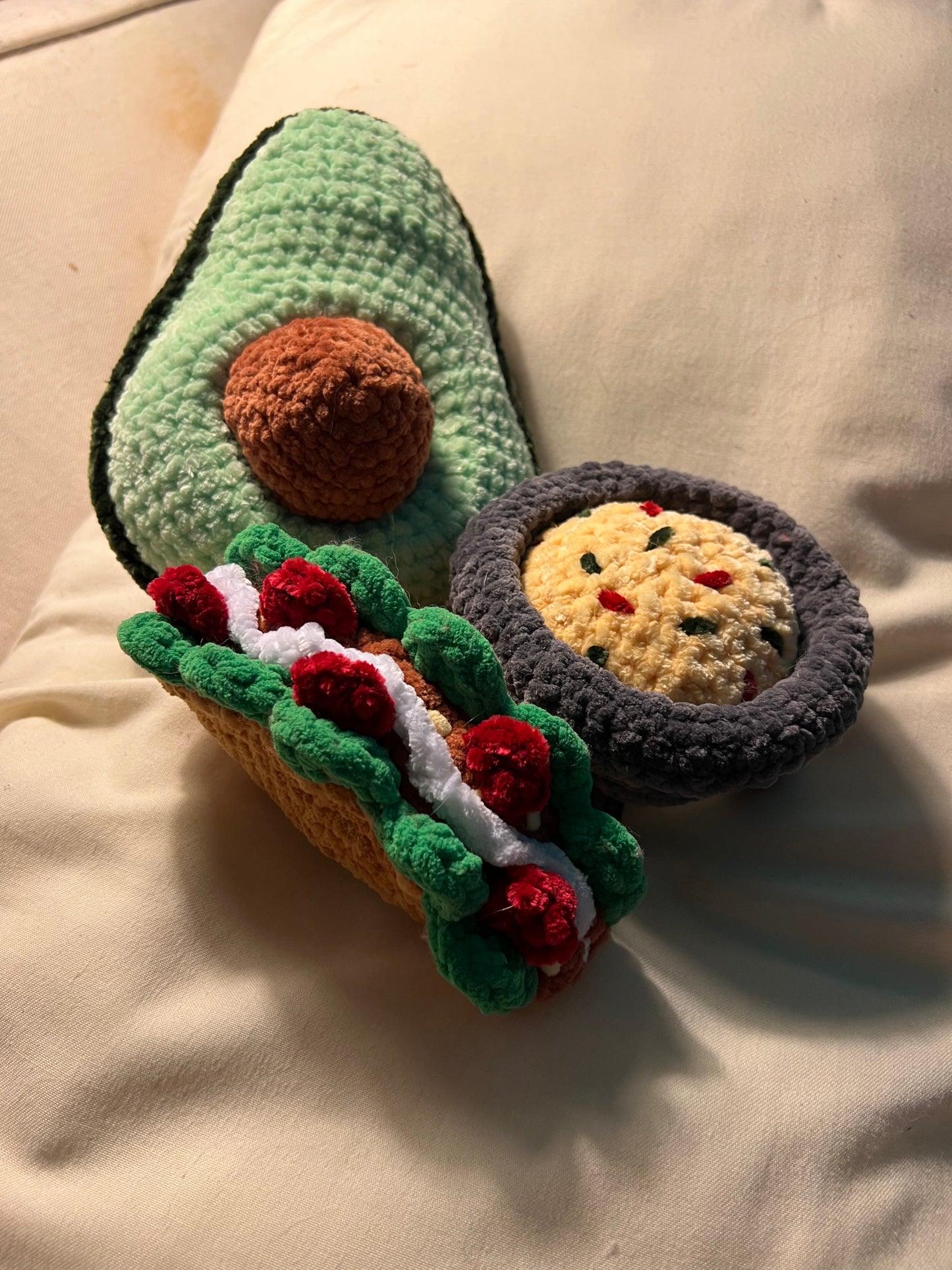 Avocado Rattle Plush