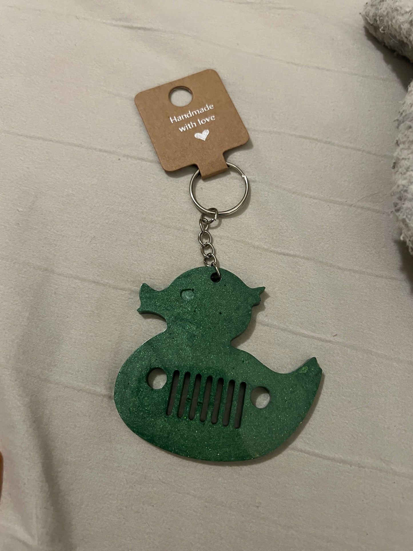 Duck Jeeper Keychain