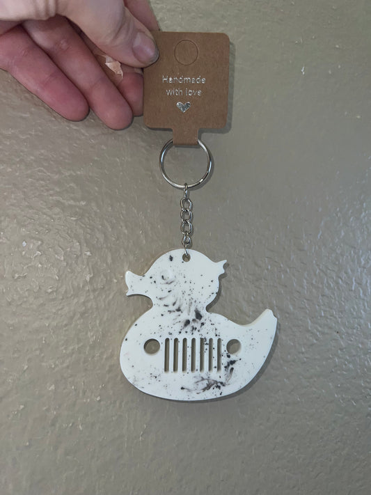 Tortured Poets Department Duck Jeeper Keychain