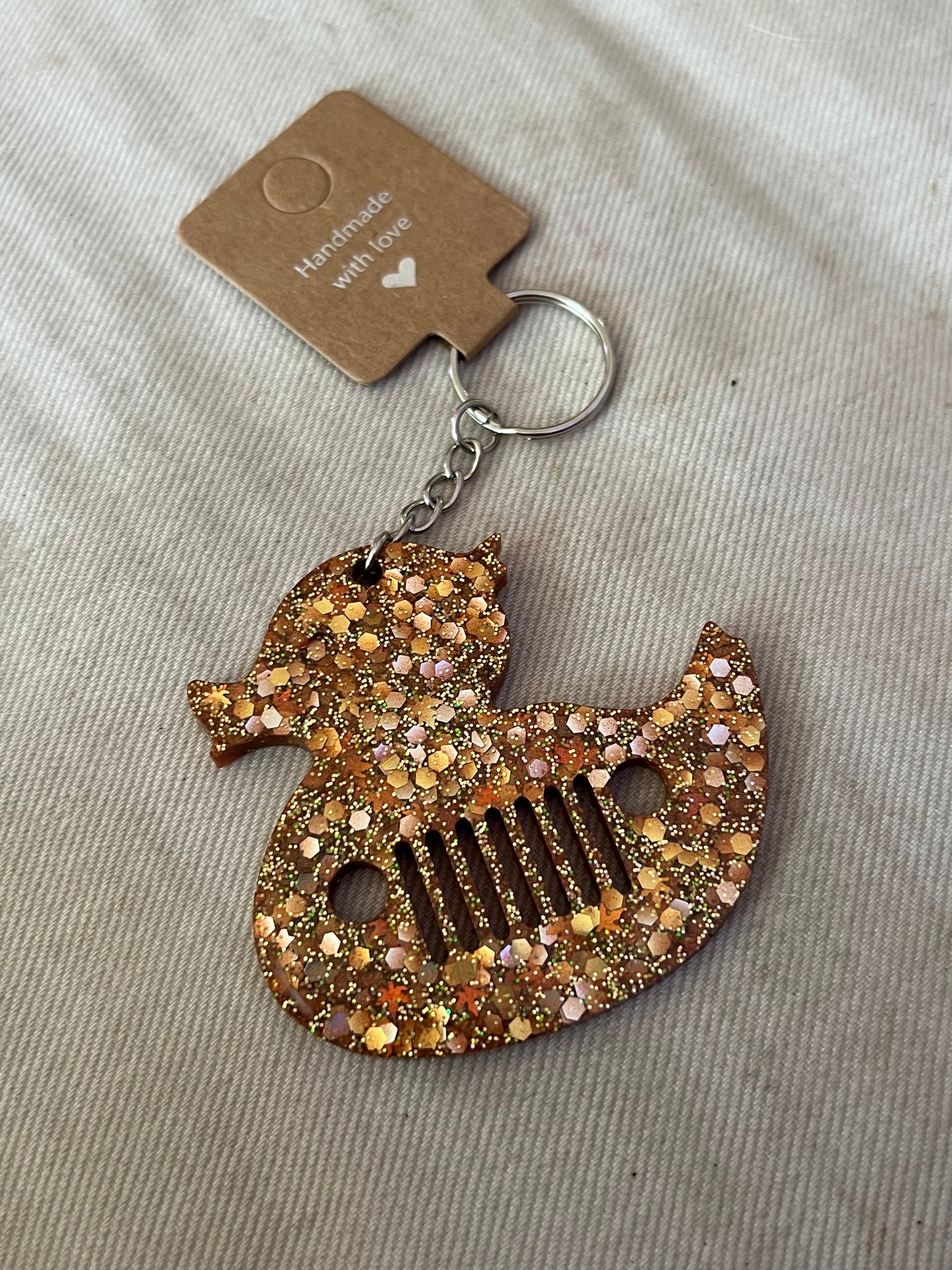 Duck Jeeper Keychain