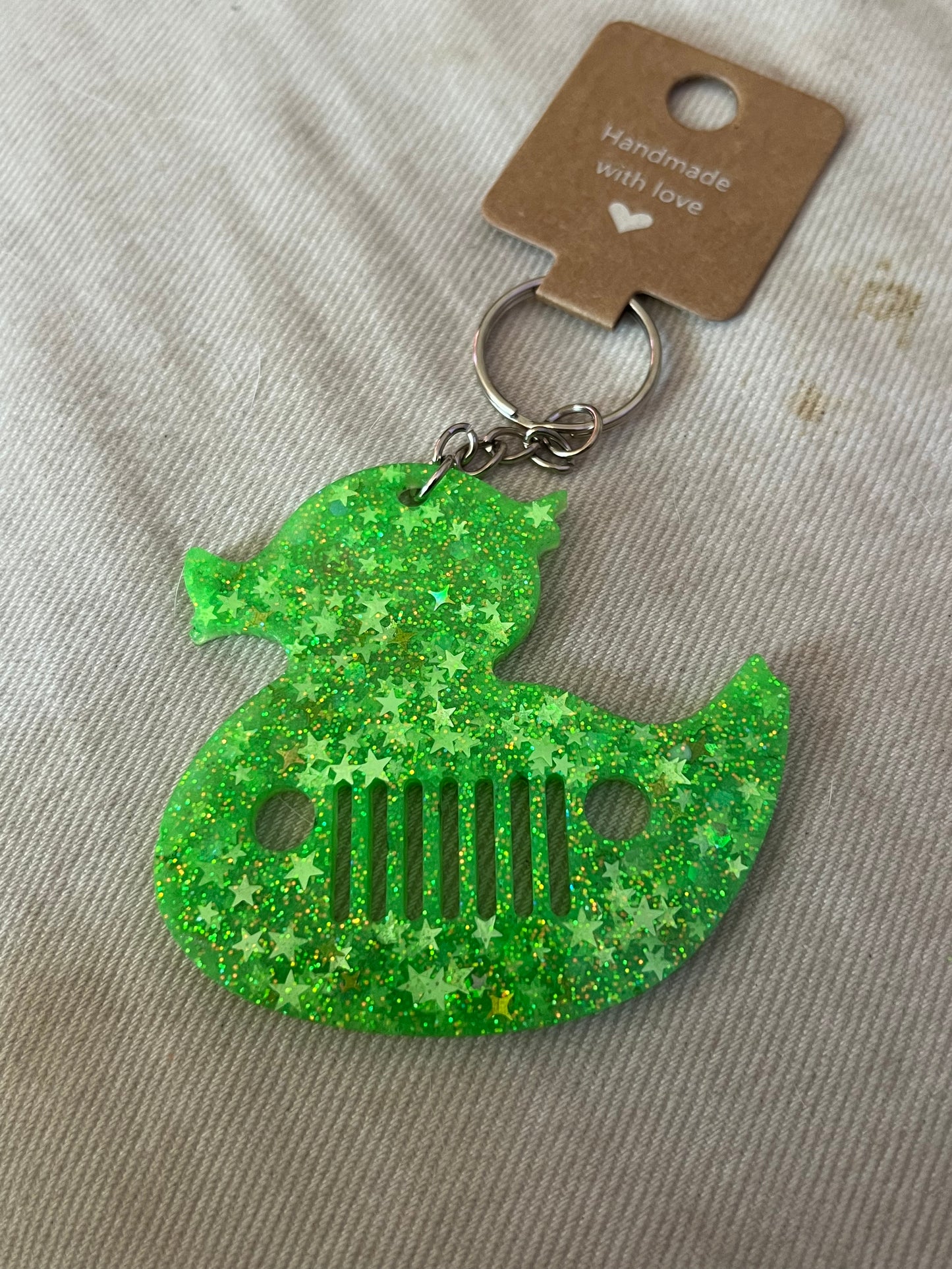 Duck Jeeper Keychain