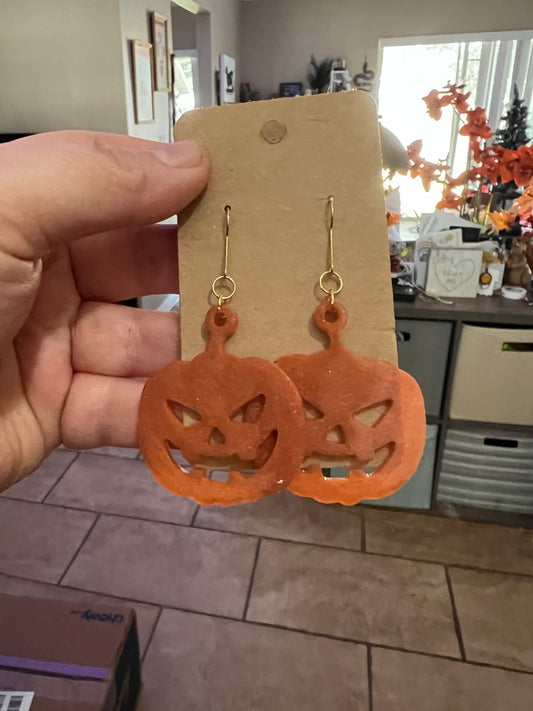 Pumpkin Earrings