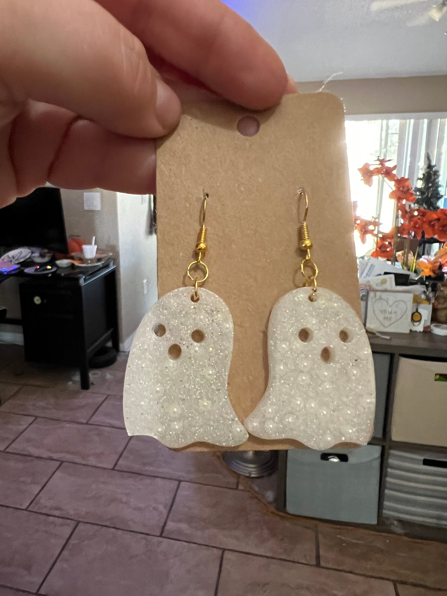 Pearly Ghost Earrings