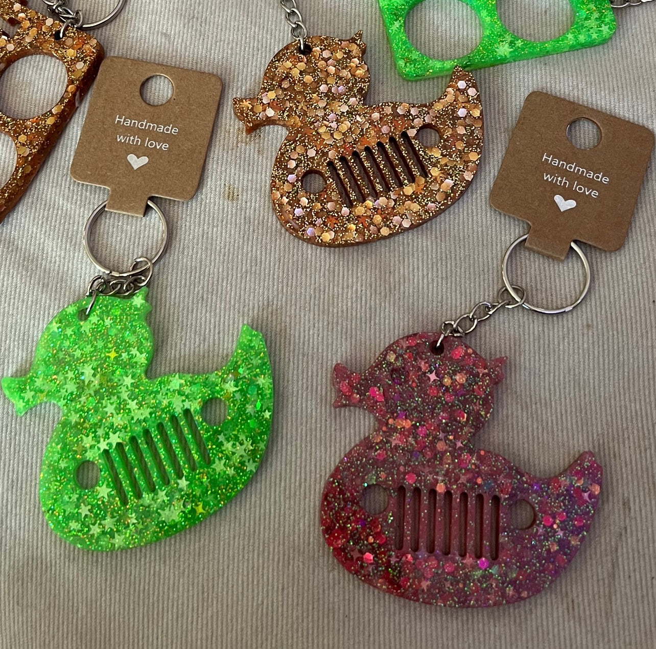 Duck Jeeper Keychain