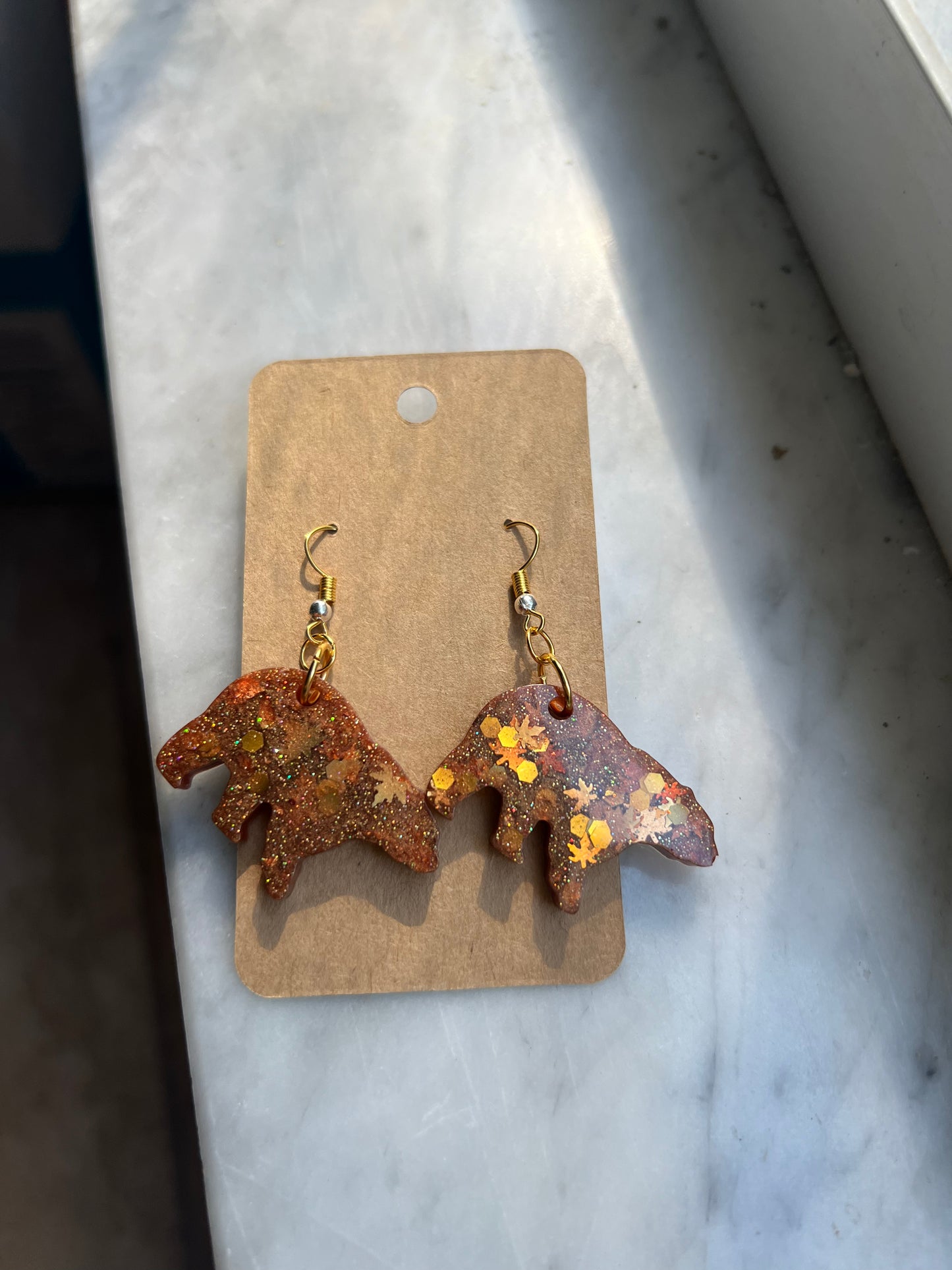 Autumn Bear Earrings