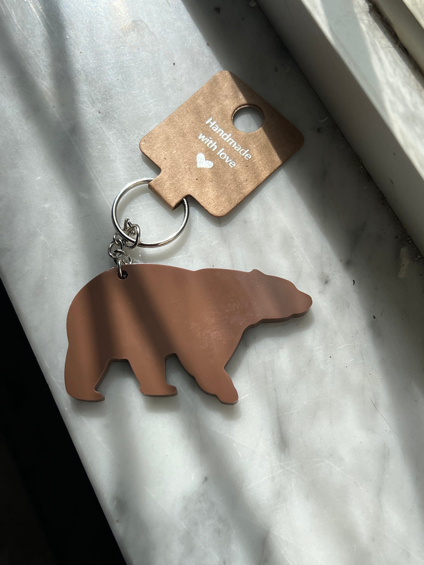 Brown Bear Keychain