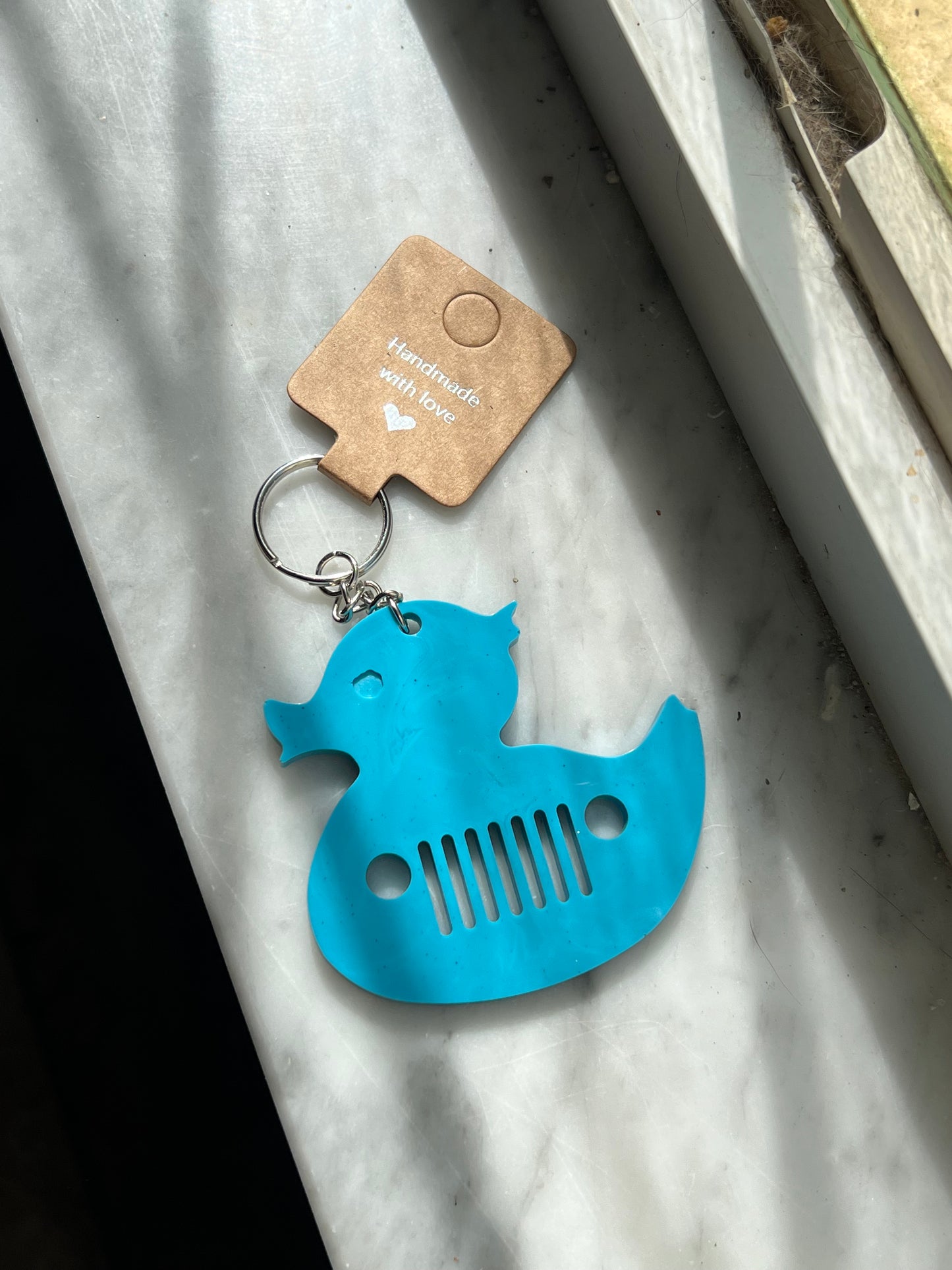 1989 Duck Jeeper Keychain