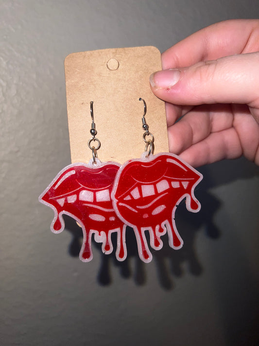 Taylor’s Red Lipstick Earrings