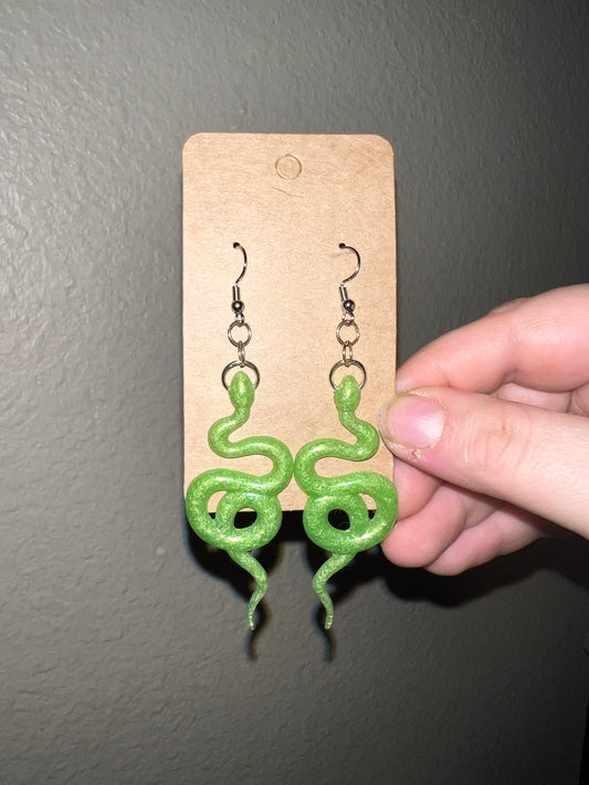 Snake Dangle Earrings