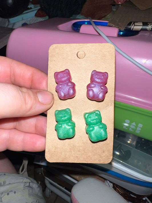 Gummy Bear Stud Earrings