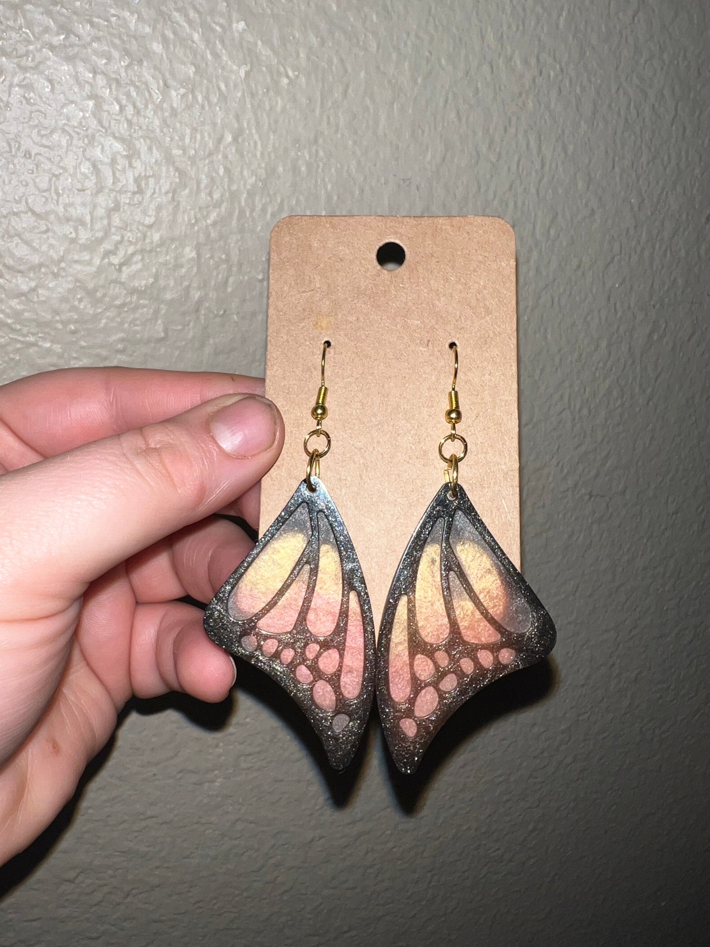 Monarch Style Butterfly Earrings