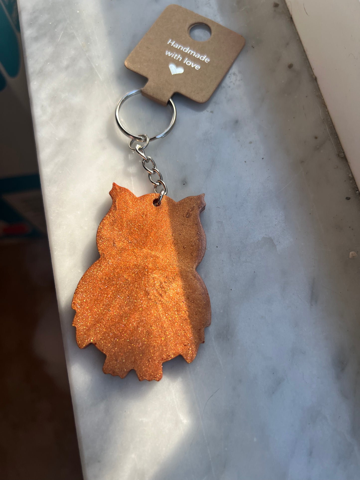 Brown Owl Keychain