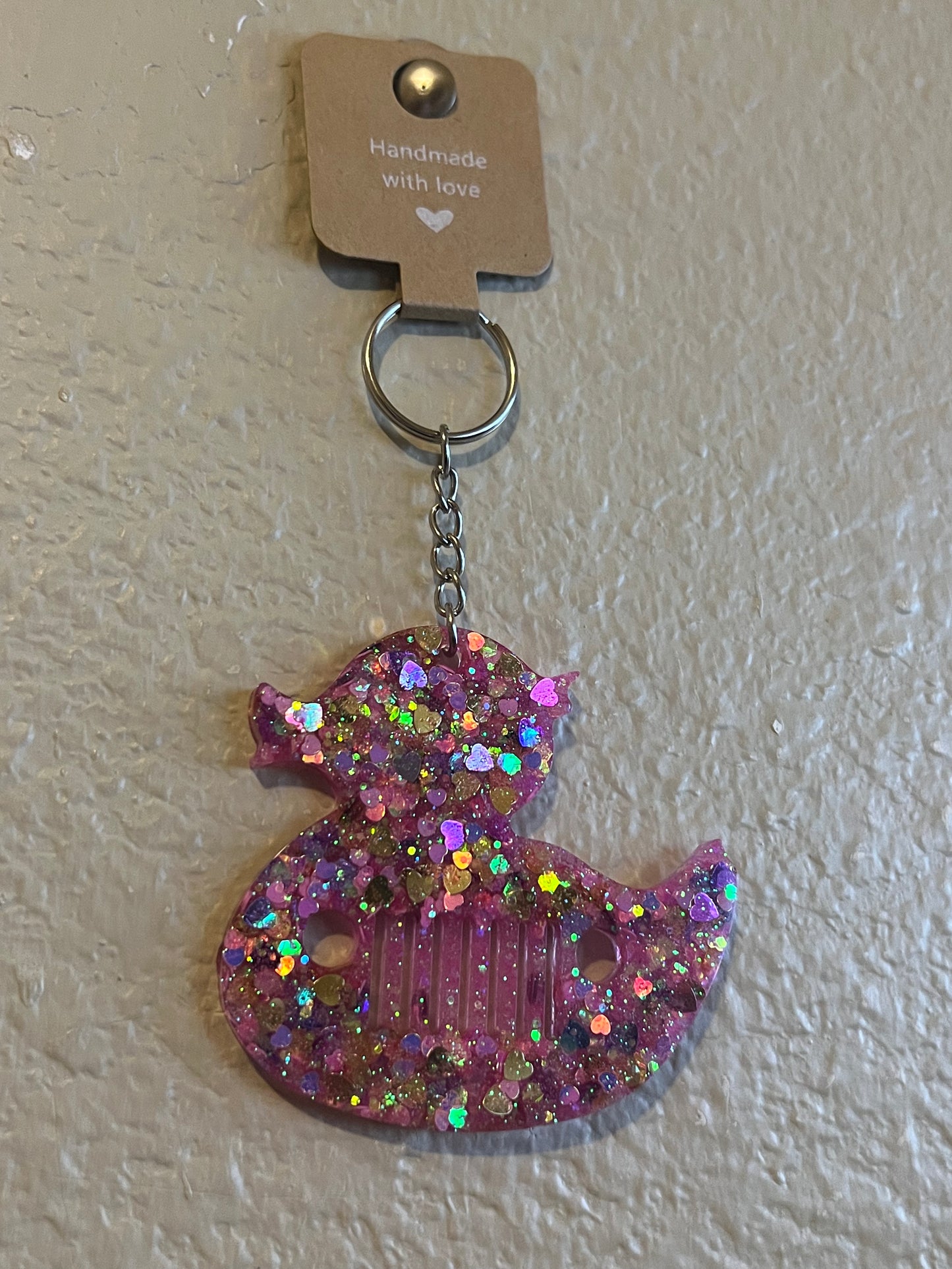 Lover Duck Jeeper Keychain