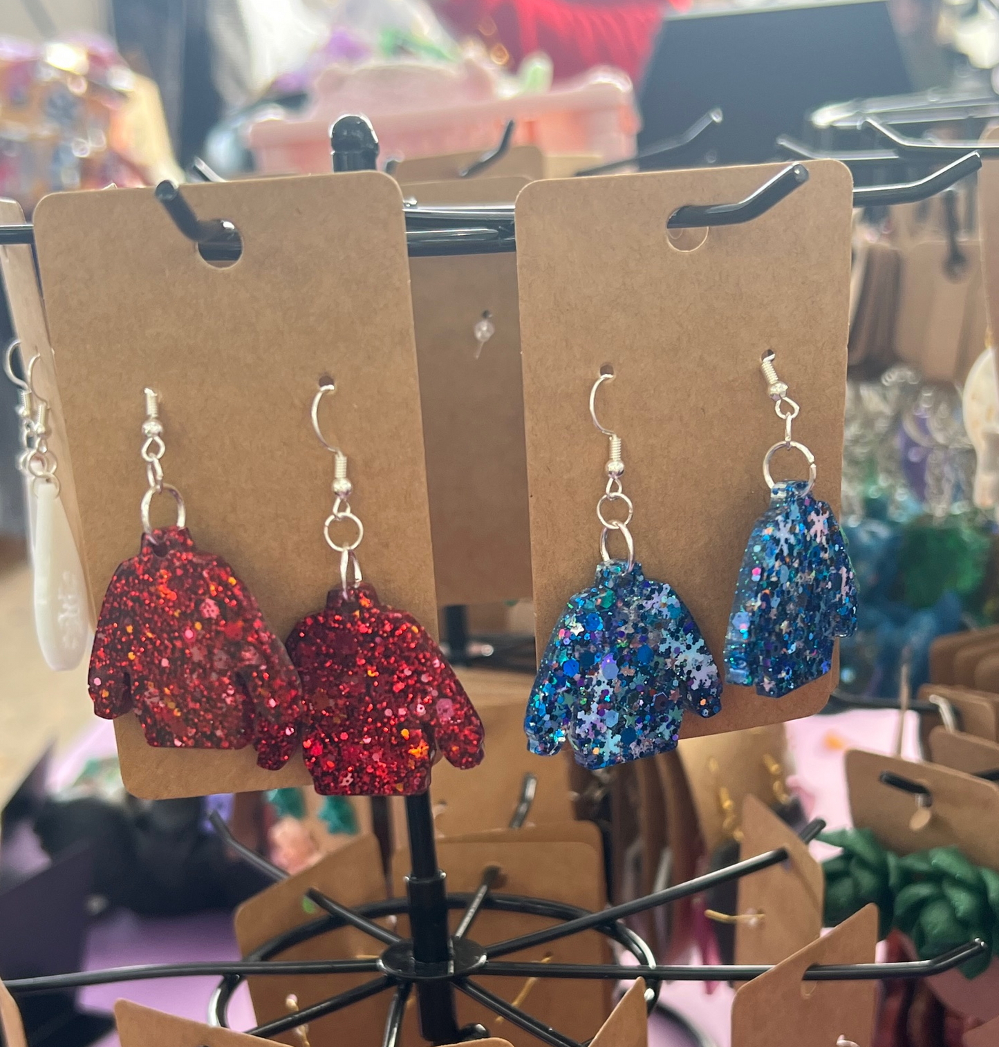 Ugly Christmas Sweater Earrings